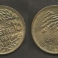 Münze Lebanon:25 Piaster 1961 - VZ