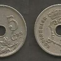 Münze Alt Belgien: 5 Centimen 1905