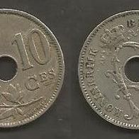 Münze Alt Belgien: 10 Centimen 1925