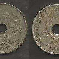 Münze Alt Belgien: 25 Centimen 1923