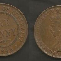 Münze Australien: 1 Penny 1936