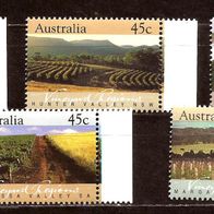 Australien 354 Mi 1301 - 1305 postfr., Weinbaugebiete