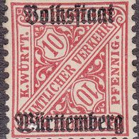 Württemberg  268 * #016607