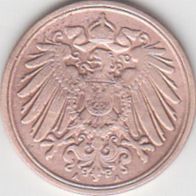 Deutsches Reich 1 Pfennig 1899 A aus dem Umlauf