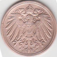 Deutsches Reich 1 Pfennig 1901 A aus dem Umlauf