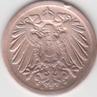 Deutsches Reich 1 Pfennig 1903 A aus dem Umlauf