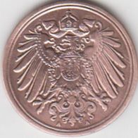 Deutsches Reich 1 Pfennig 1904 A aus dem Umlauf