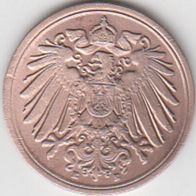 Deutsches Reich 1 Pfennig 1911 E aus dem Umlauf