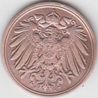 Deutsches Reich 1 Pfennig 1913 A aus dem Umlauf