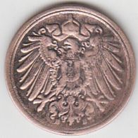 Deutsches Reich 1 Pfennig 1914 E aus dem Umlauf