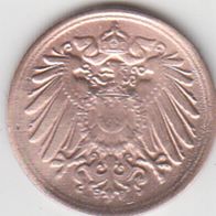Deutsches Reich 1 Pfennig 1916 D aus dem Umlauf