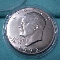 USA ONE Eisenhower DOLLAR 1972 . .##513