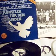 Künstler für den Frieden-Dortmund´81 Krefelder Initiative geg. Atomwaffen 2Lps mint !