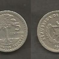 Münze Guatemala: 5 Centavos 1977