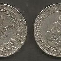 Münze Bulgarien: 20 Stotinka 1912