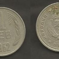 Münze Bulgarien: 1 Lev 1962