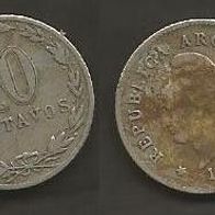 Münze Argentinien: 10 Centavos 1915
