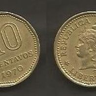 Münze Argentinien: 10 Centavos 1970