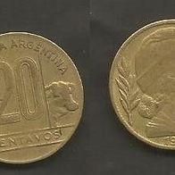 Münze Argentinien: 20 Centavos 1946