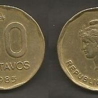 Münze Argentinien: 50 Centavos 1985