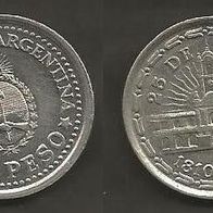 Münze Argentinien: 1 Peso 1960 - Mairevolution
