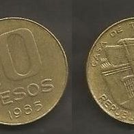 Münze Argentinien: 10 Peso 1985