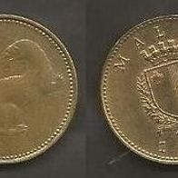 Münze Malta: 1 Cent 1991