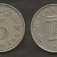 Münze Malta: 5 Cent 1972