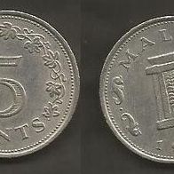 Münze Malta: 5 Cent 1976