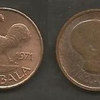 Münze Malawi: 1 Tambala 1971
