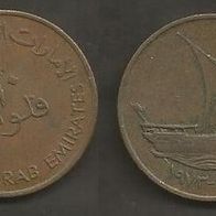 Münze Vereinigte Arabische Emirate: 10 Fils 1973