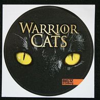 1 Aufkleber zu Warrior CATS rund Sticker Beltz & Gelberg Verlag !!!