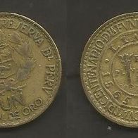 Münze Peru: 1 Sol de Oro 1965