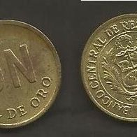 Münze Peru: 1 Sol de Oro 1976