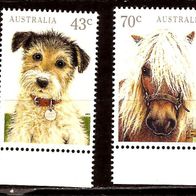 Australien 344 Mi 1257 - 1260 postfrisch , Haustiere