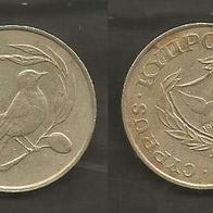 Münze Zypern: 20 Sent 1983
