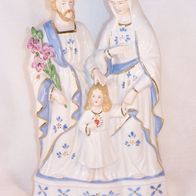 Gräfenthal / Sitzendorf Porzellan Figur - " Heilige Familie "