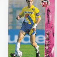 Panini Cards Fussball 1996 Manfred Binz Eintracht Frankfurt Nr 197