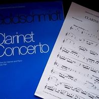 Berthold Goldschmidt "Clarinet Concerto" für Klarinette + Klavier