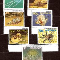 Australien 307 Mi 972 - 978 postfr., Meerestiere