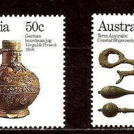 Australien 304 Mi 951 - 954 postfr., Wrackfunde