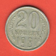 Rußland 20 Kopeken 1981