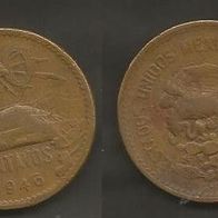 Münze Mexiko: 20 Centavos 1946