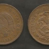 Münze Mexiko: 50 Centavos 1957