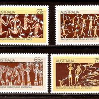 Australien 283 Mi 811 - 814 postfrisch, Ur-Kultur