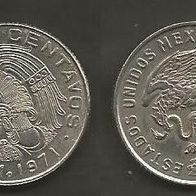 Münze Mexiko: 50 Centavos 1971
