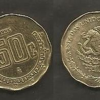 Münze Mexiko: 50 Centavos 1995