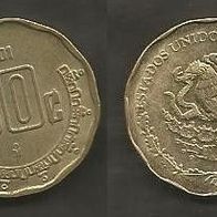 Münze Mexiko: 50 Centavos 2001