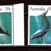 Australien 280 Mi 777 - 780 postfrisch, Wale