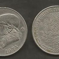 Münze Mexiko: 1 Pesos 1971
